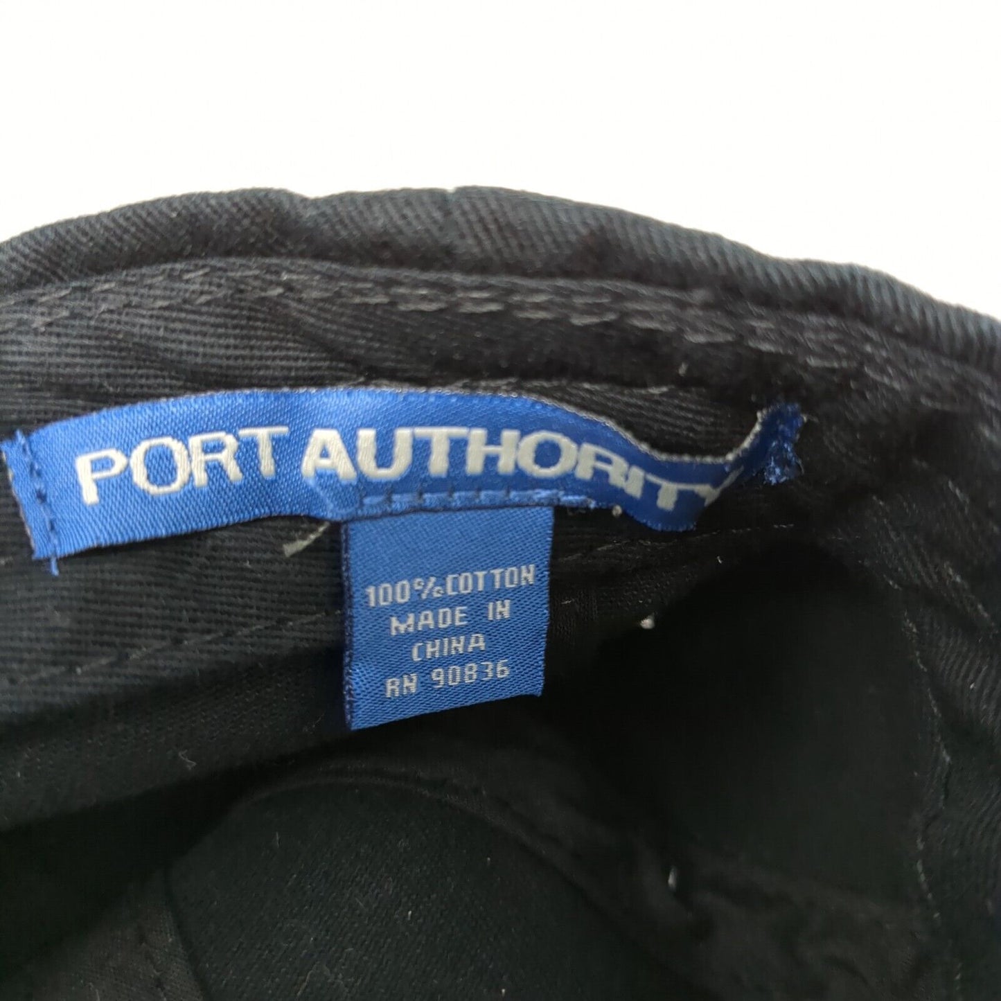 World Pac WBR Strapback Hat Black One Size Adjustable Embroidered Port Authority