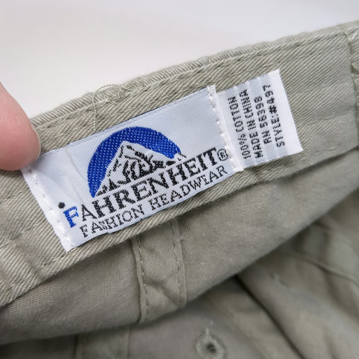 Fahrenheit Baseball Cap Beige One Size Mountain Never Summer Grand Lake Hat