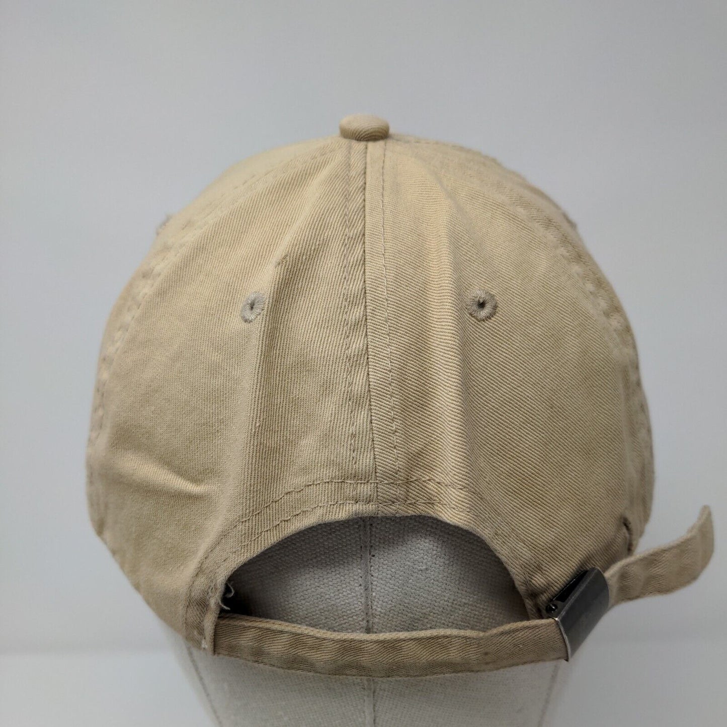 Bear Slideback Hat Tan One Size Adjustable Embroidered Carbon Elements