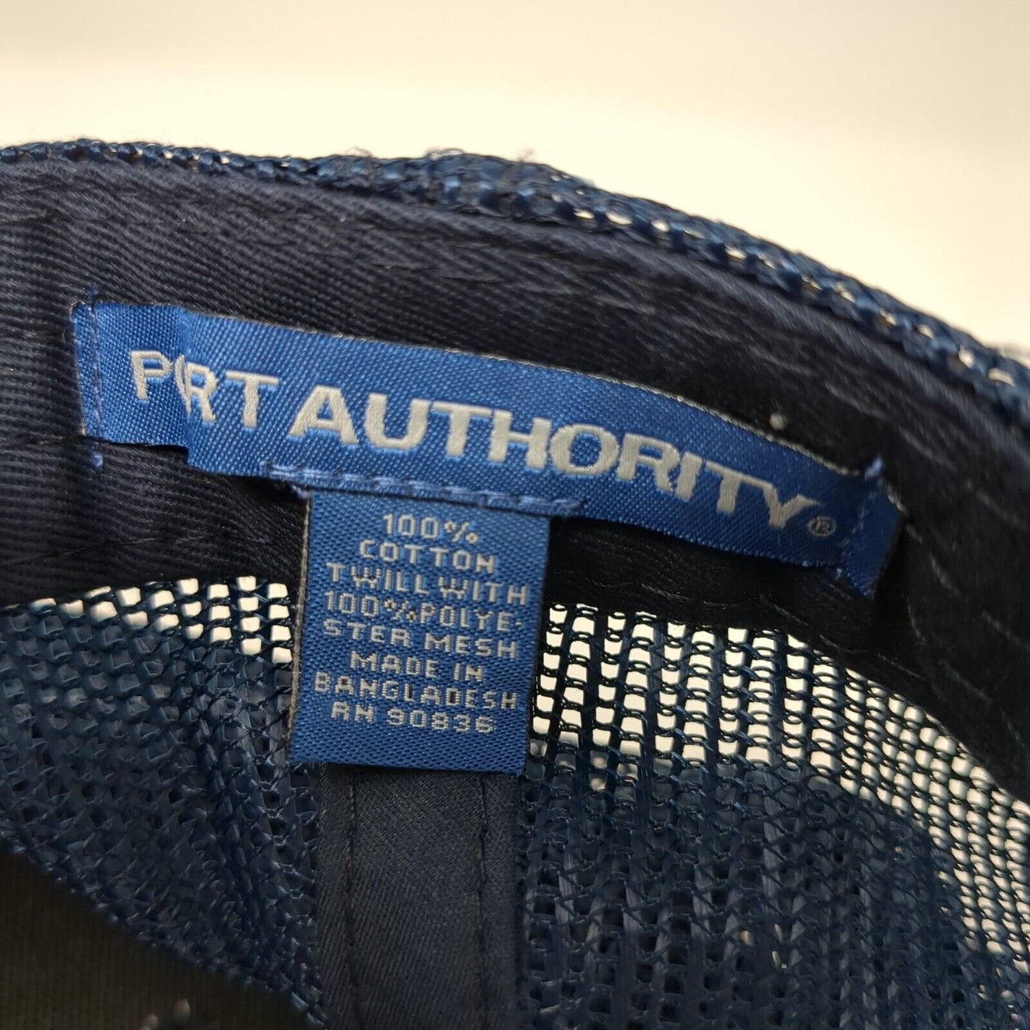 DNA Pro Cycling Snapback Mesh Back Trucker Hat Blue One Size Adjustable