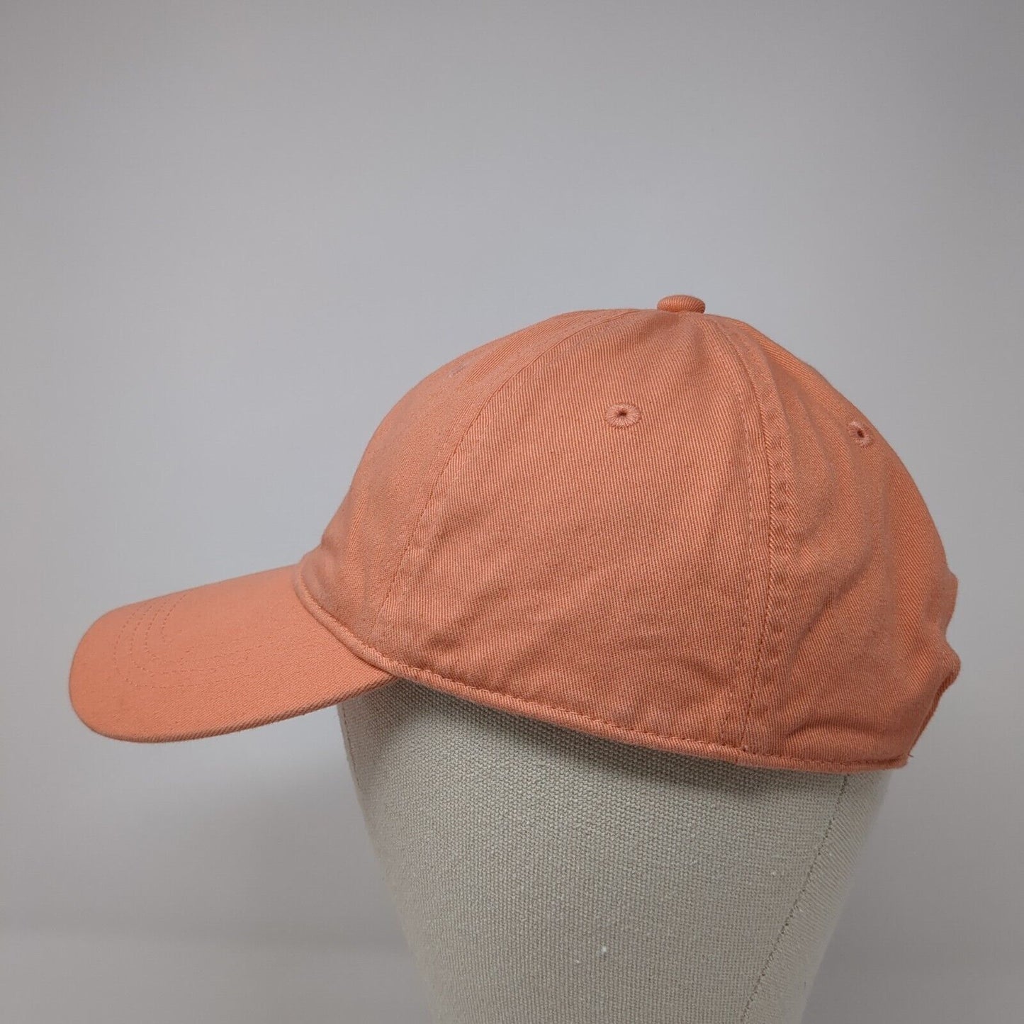 Old Navy Slideback Hat Orange One Size Adjustable Solid 6 Panel Blank