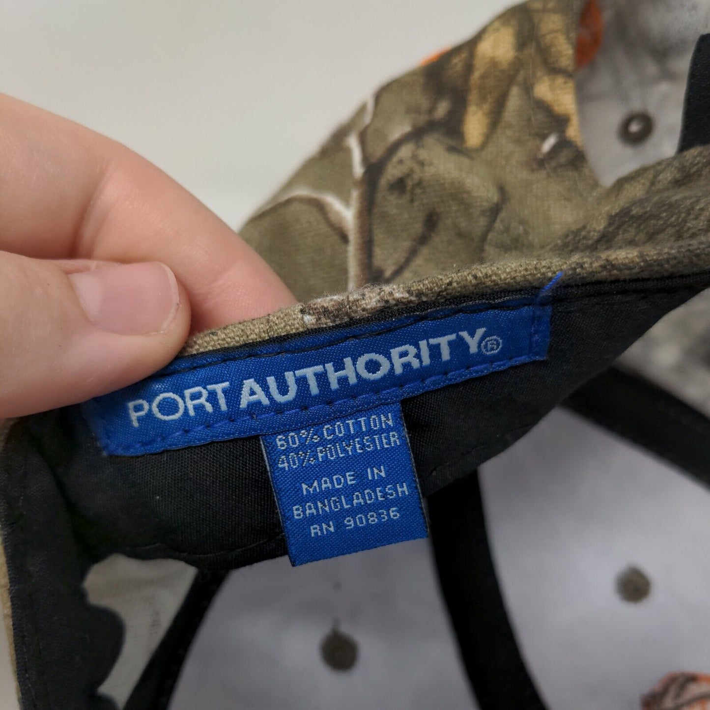 Alumi-Guard Barrette Strapback Hat Camo One Size Port Authority 6 Panel