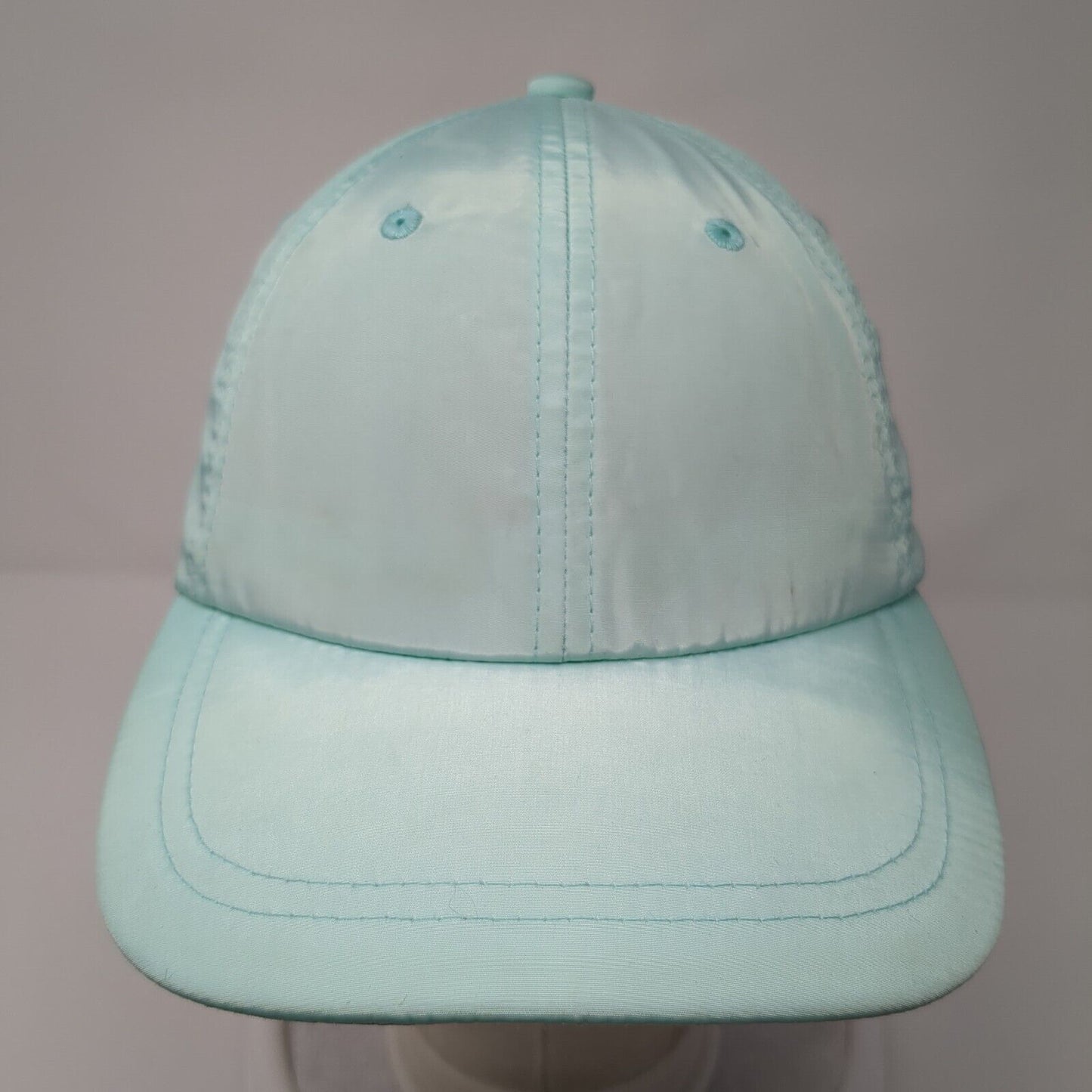 Unbranded Slideback Hat Green One Size Adjustable Solid Blank 6 Panel