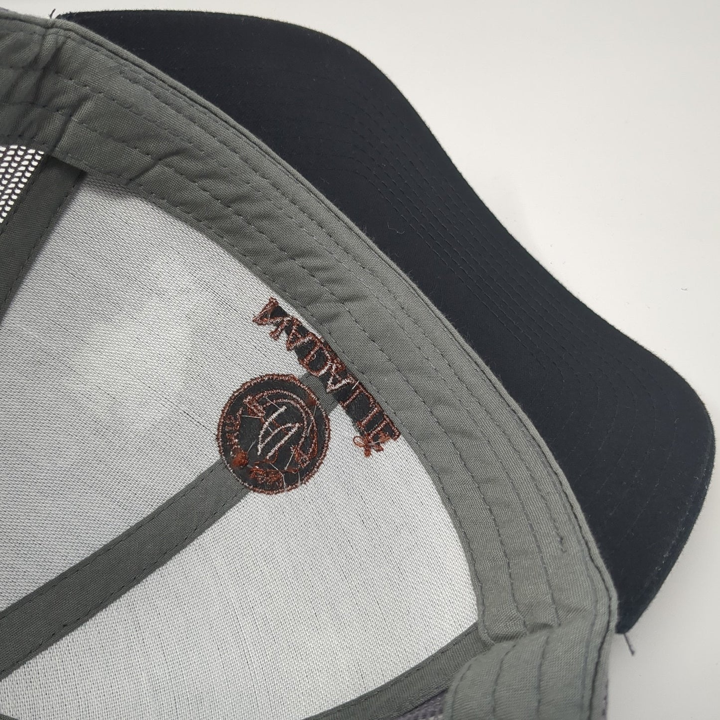 Nadalie USA Snapback Trucker Hat Black OS Adjustable Mesh Back Pacific Headwear