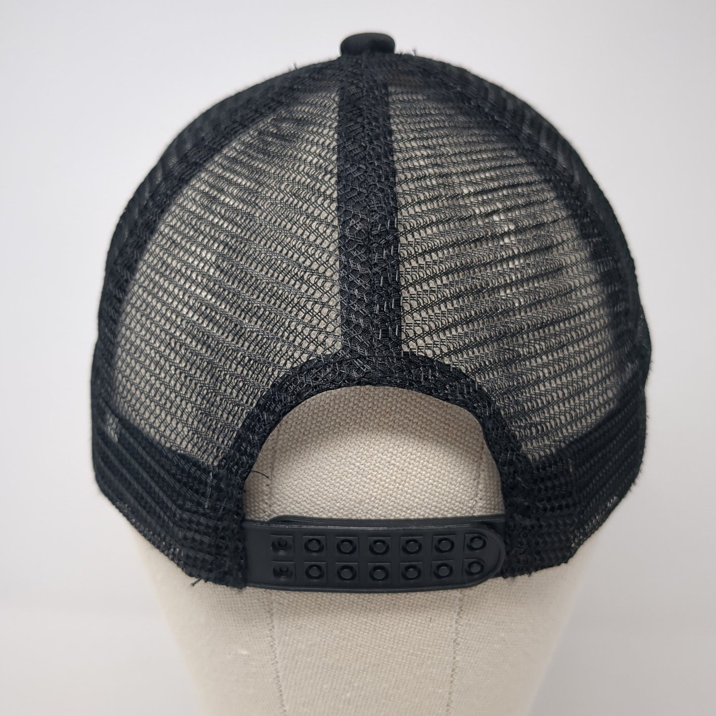 Baja California Sur Whale Snapback Trucker Hat Black One Size Mesh Back