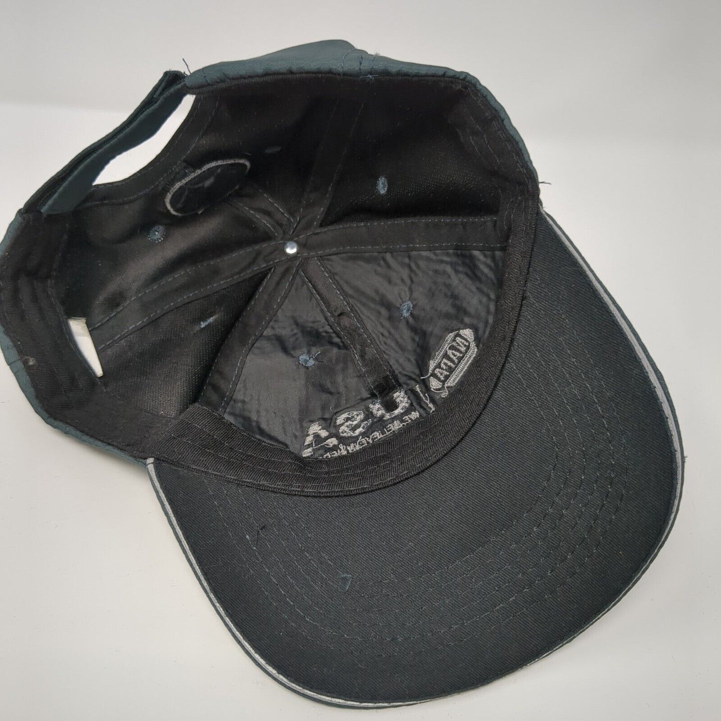NAPA USA We Believe In Heroes Strapback Hat Gray One Size Adjustable Polyester
