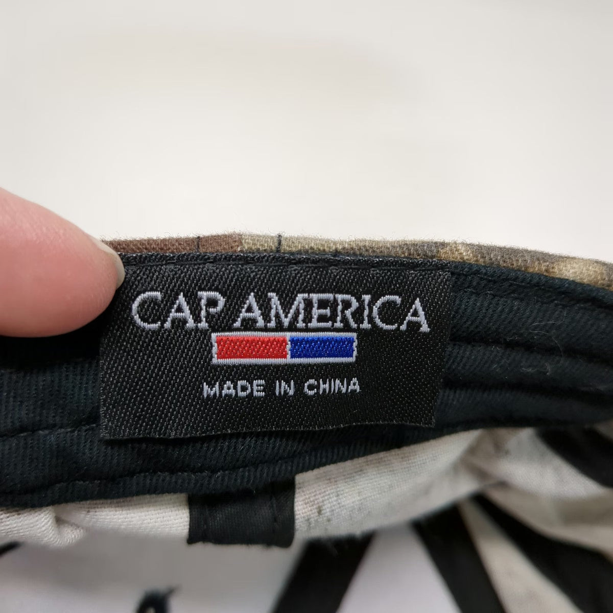 Cap America AutoZone ALLDATA Hat Baseball Cap Brown Camo One Size Strapback Logo