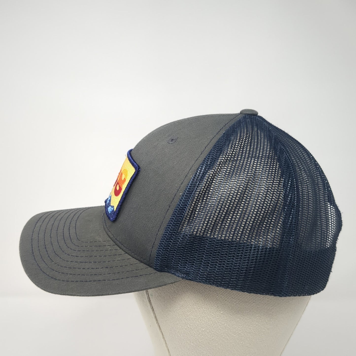 208 Patch Snapback Mesh Back Trucker Hat Multicolor One Size Richardson