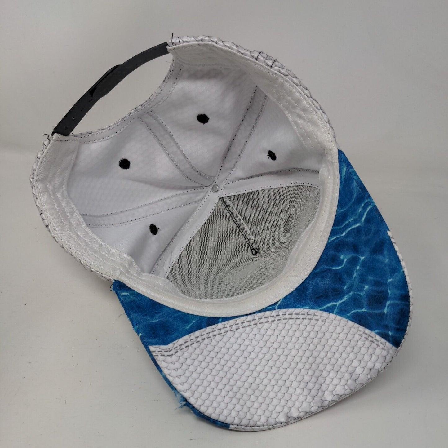 Bass Fish Snapback Hat Multicolor One Size Adjustable Vent Holes Outdoor