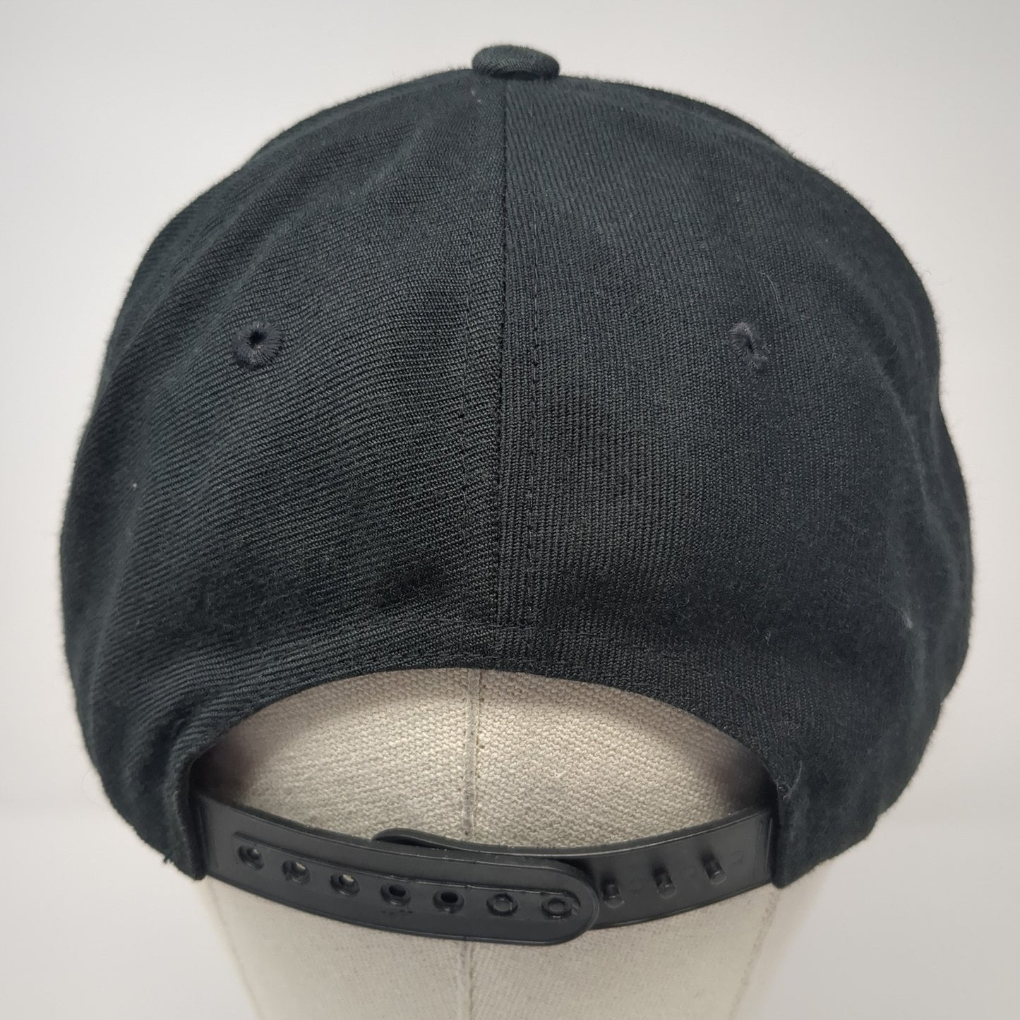 Active Ent. Snapback Hat Black One Size Adjustable Embroidered Classics Yupoong