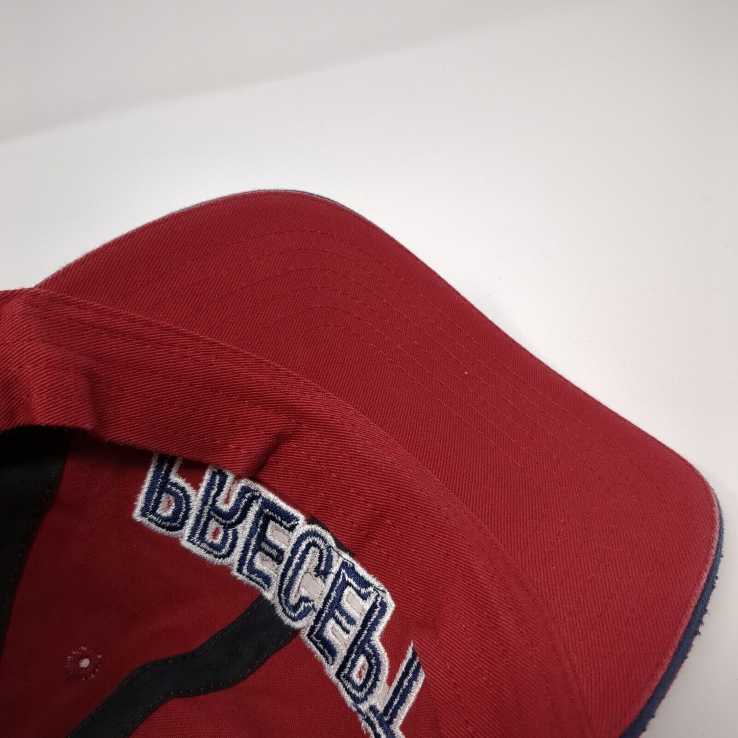 Precept Slideback Hat Red One Size Adjustable Embroidered 6 Panel