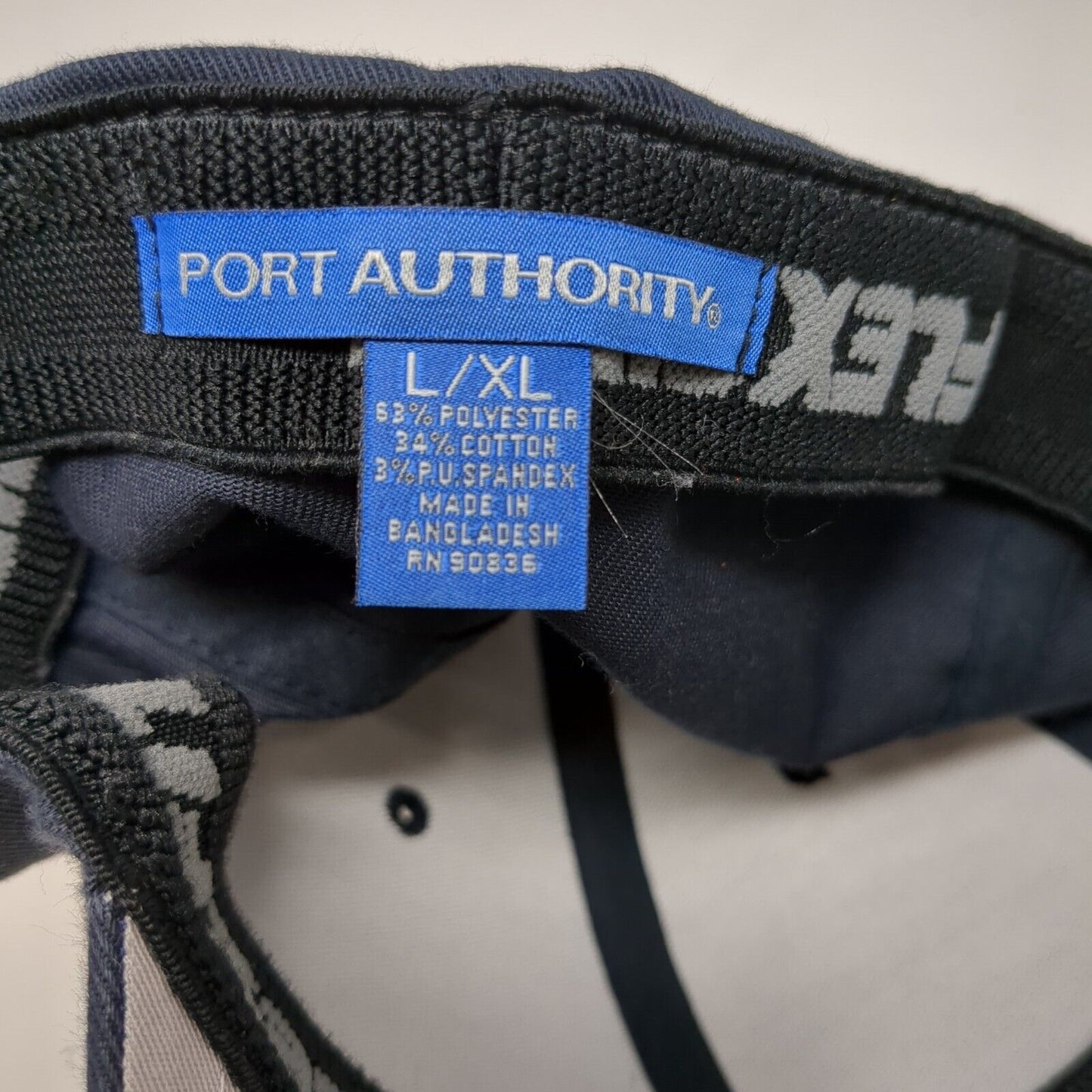 Simplot Grower Solutions Fitted Hat Blue L/XL Flexfit 6 Panel Port Authority