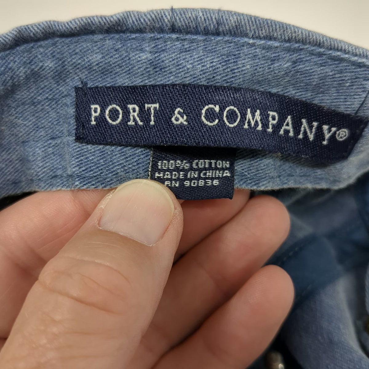 Port & Company Baseball Cap Blue One Size PC Recyclers of Idaho Strapback Hat