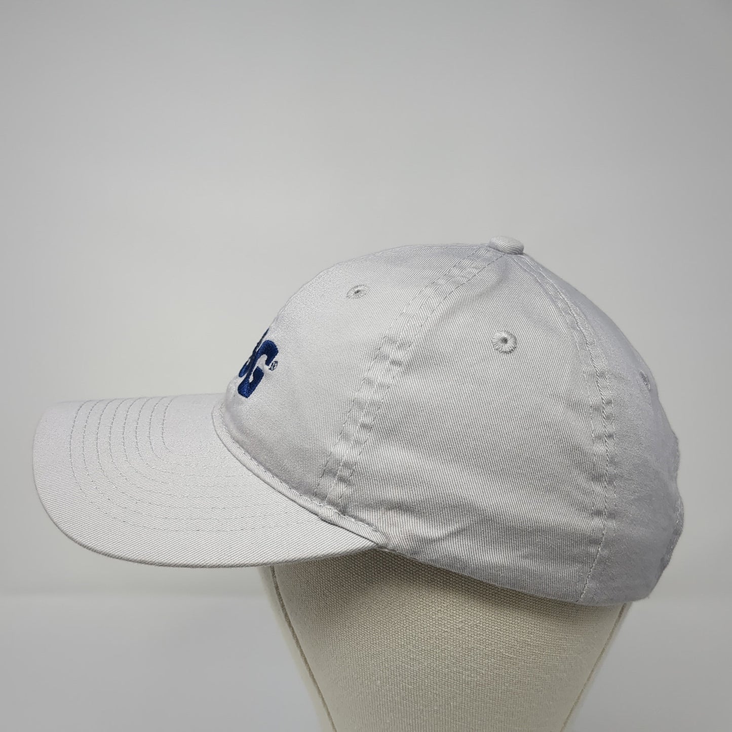 ISG Strapback Baseball Cap Gray One Size Adjustable Embroidered Port & Company