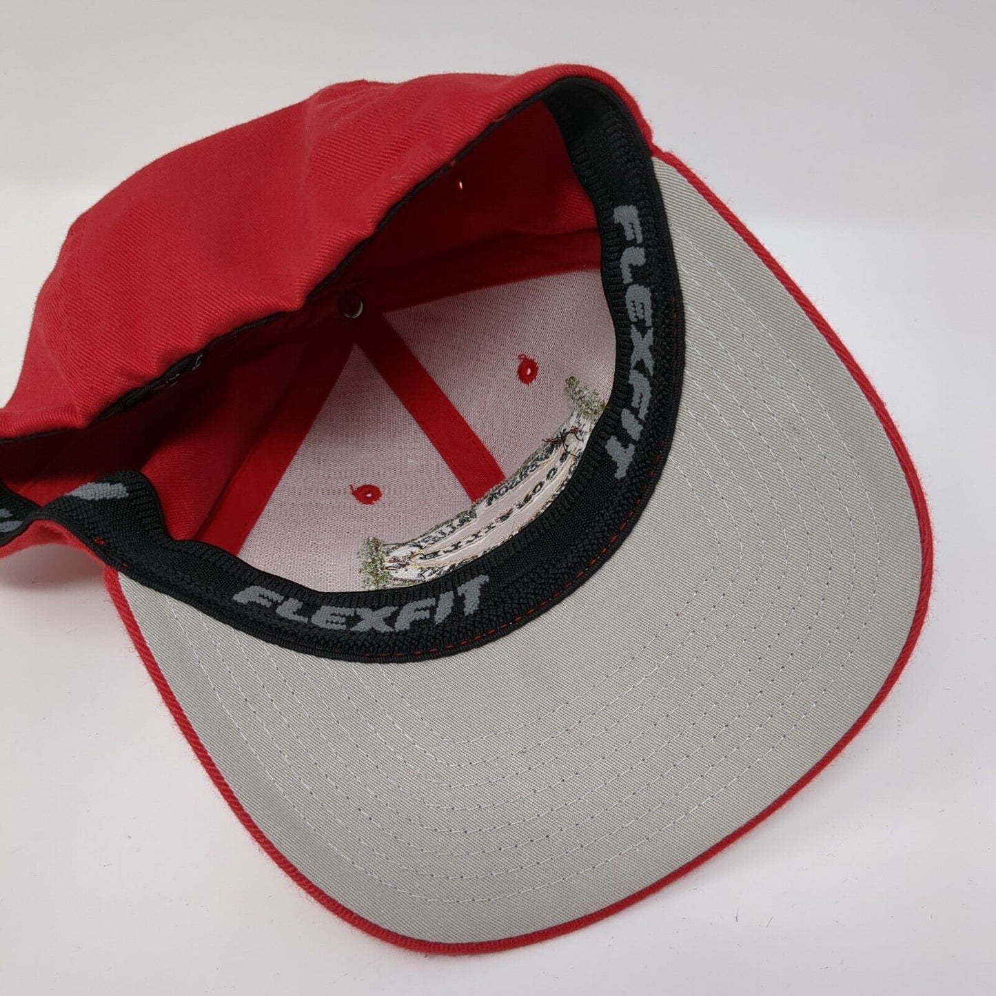 Anderson Valley Brewing Co Fitted Hat Red S/M Flexfit Boonville 6 Panel