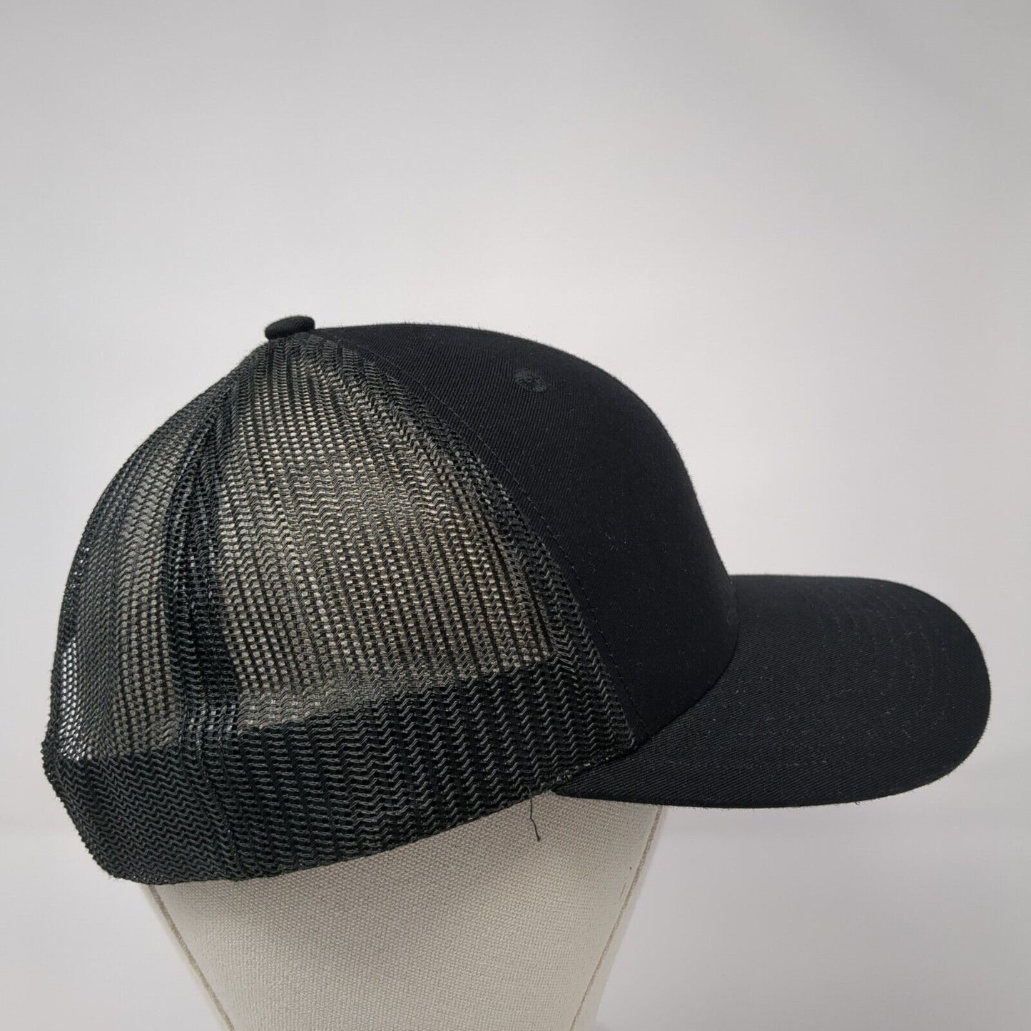 Rush Truck Centers Snapback Trucker Hat Black One Size Mesh Back 6 Panel