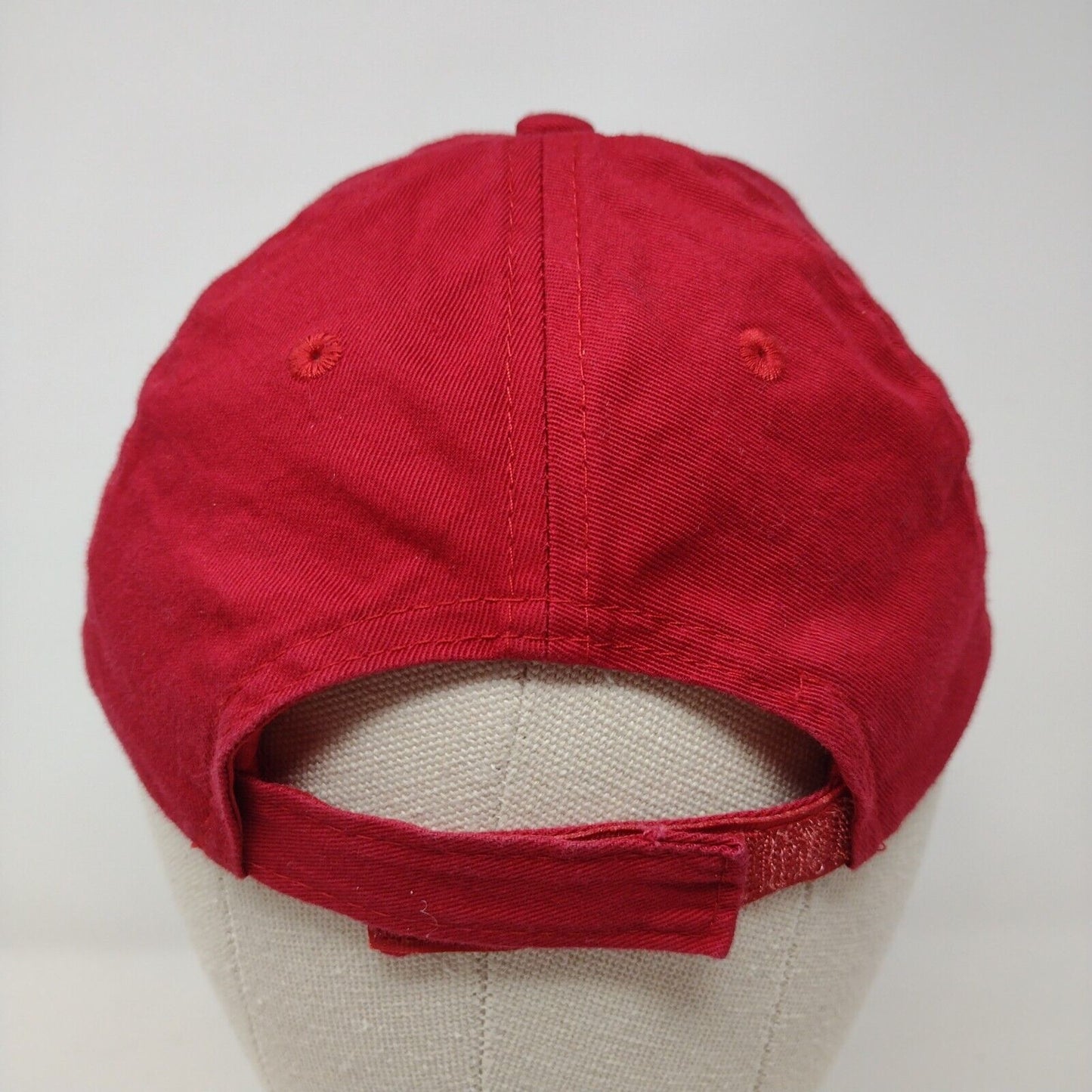 Gate City Elementary Youth Strapback Hat Red One Size Adjustable Port & Company