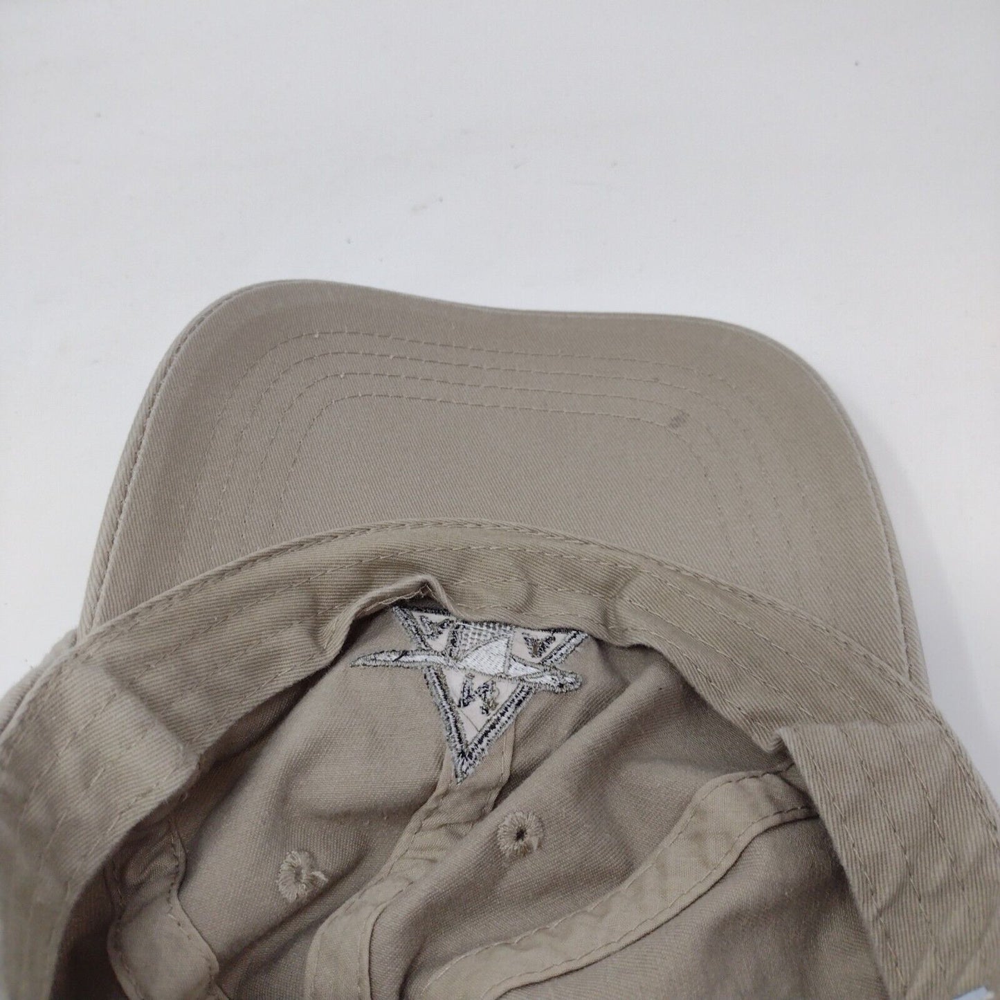 Ana Strapback Hat Tan One Size Adjustable Embroidered 6 Panel Port & Company