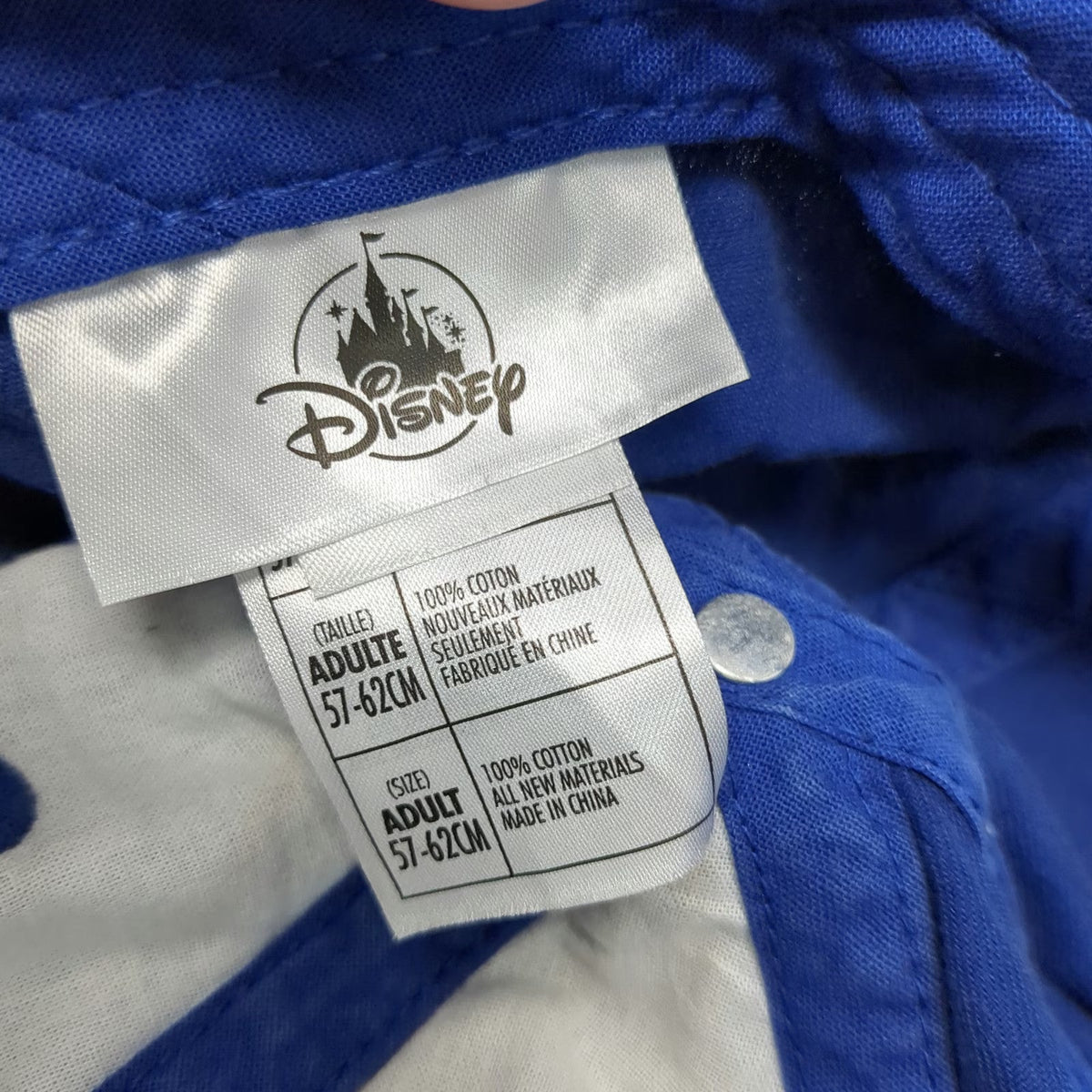 Disney Baseball Cap Blue One Size Monsters University Distressed Strapback Hat