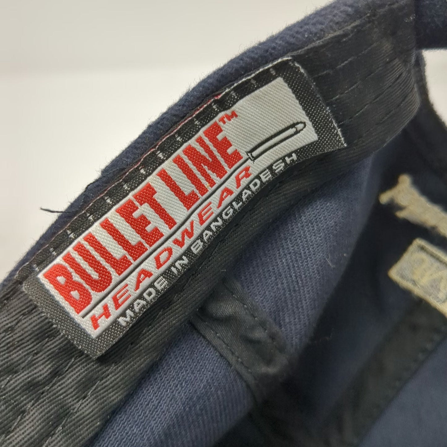 Bullet Line Baseball Cap Blue One Size Johnson Matthey JM CRT Logo Slideback Hat