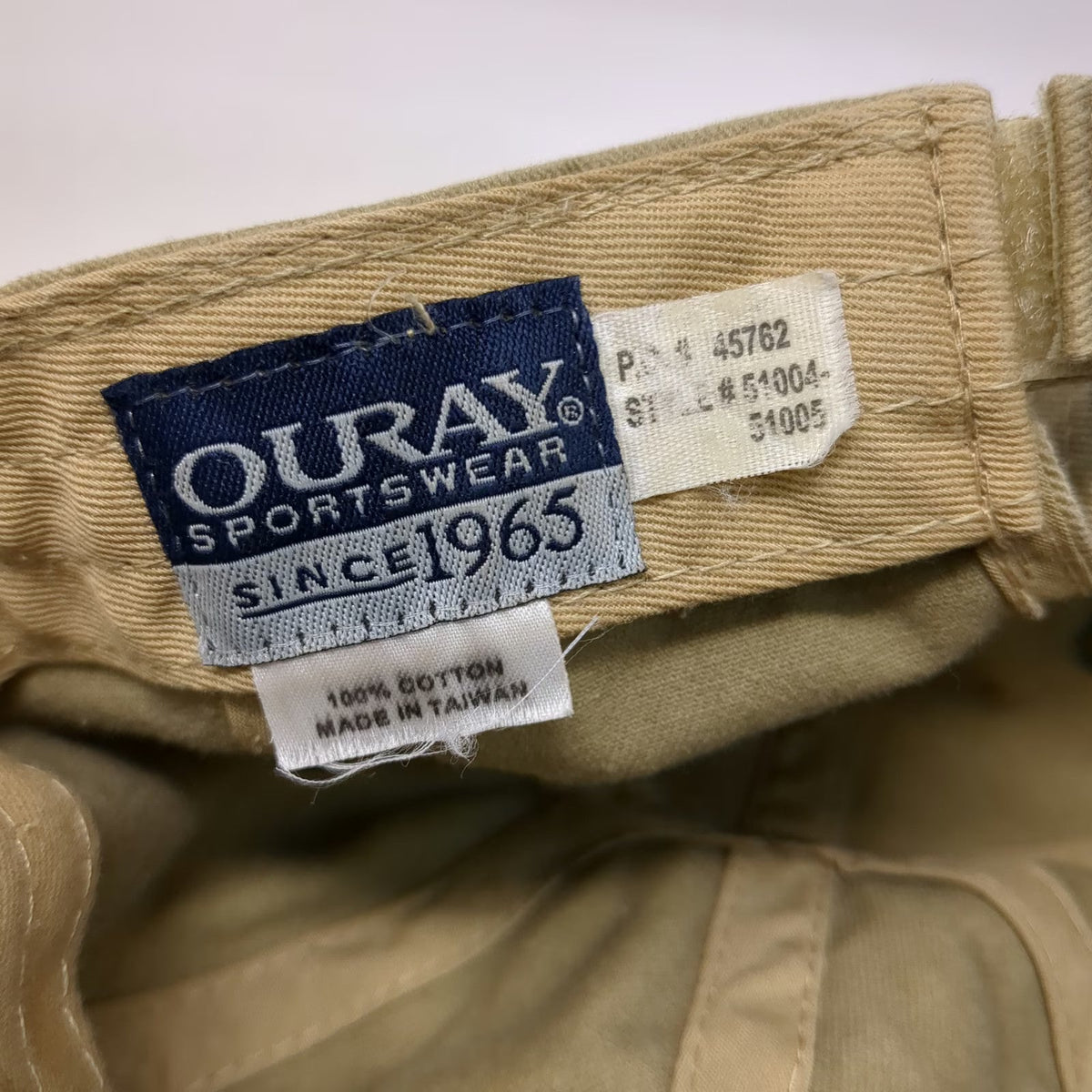 Ouray Sportswear Moose's Saloon Montana Baseball Cap Hat One Size Beige Green