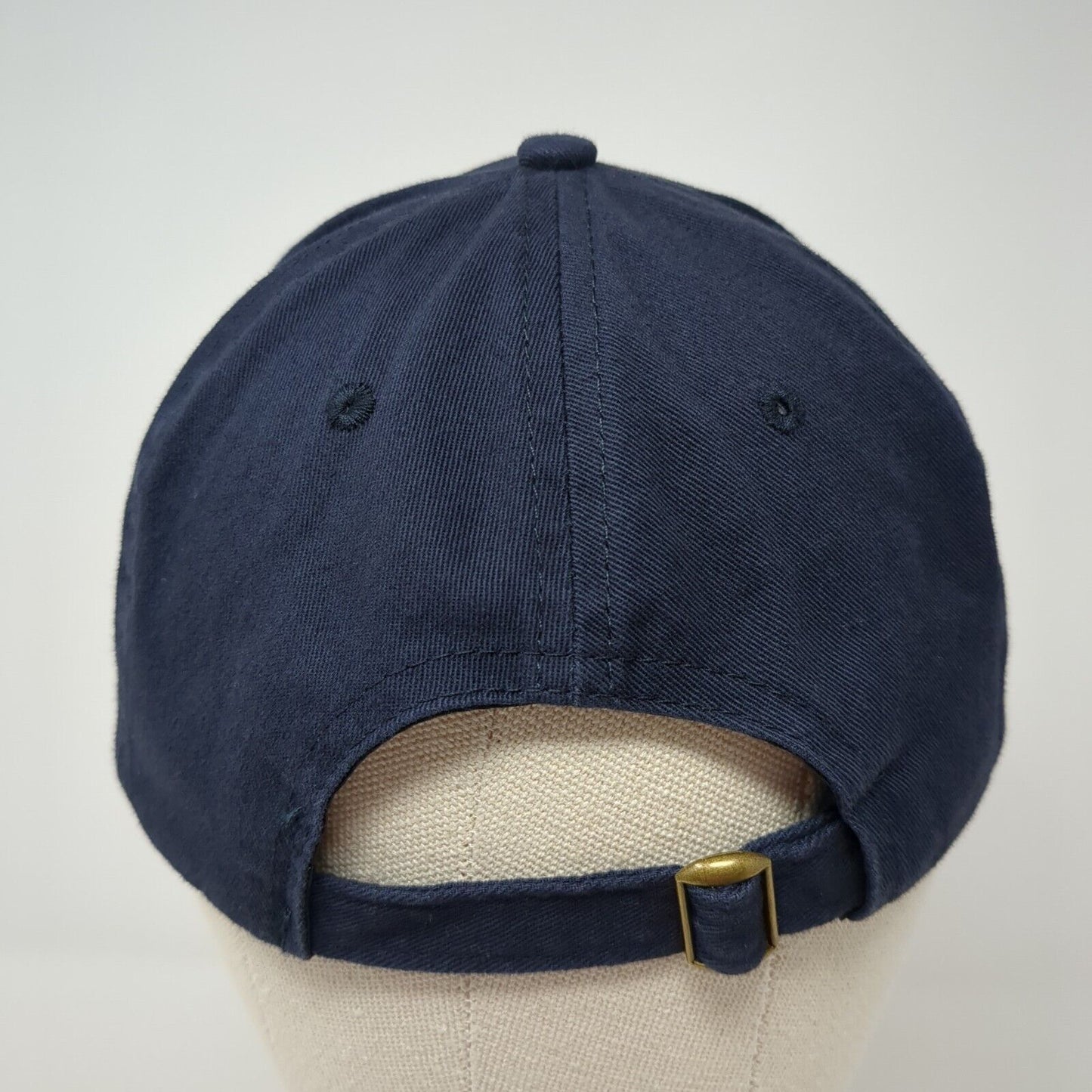 Quake City Caps Slideback Baseball Cap Blue One Size Adjustable Embroidered