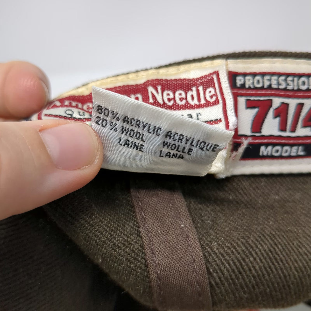 San Diego Padres MLB American Needle Baseball Cap Brown 7 1/4 Fitted Wool Hat