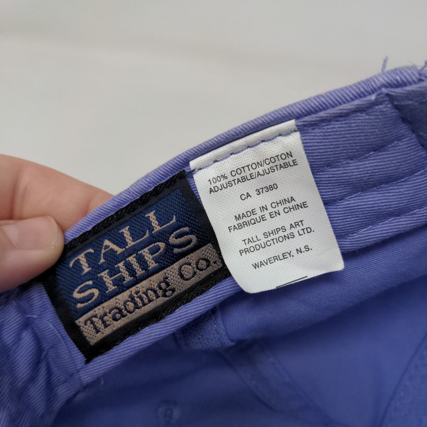 Ft Myers Beach Fish Slideback Hat Purple Adjustable Embroidered 6 Panel