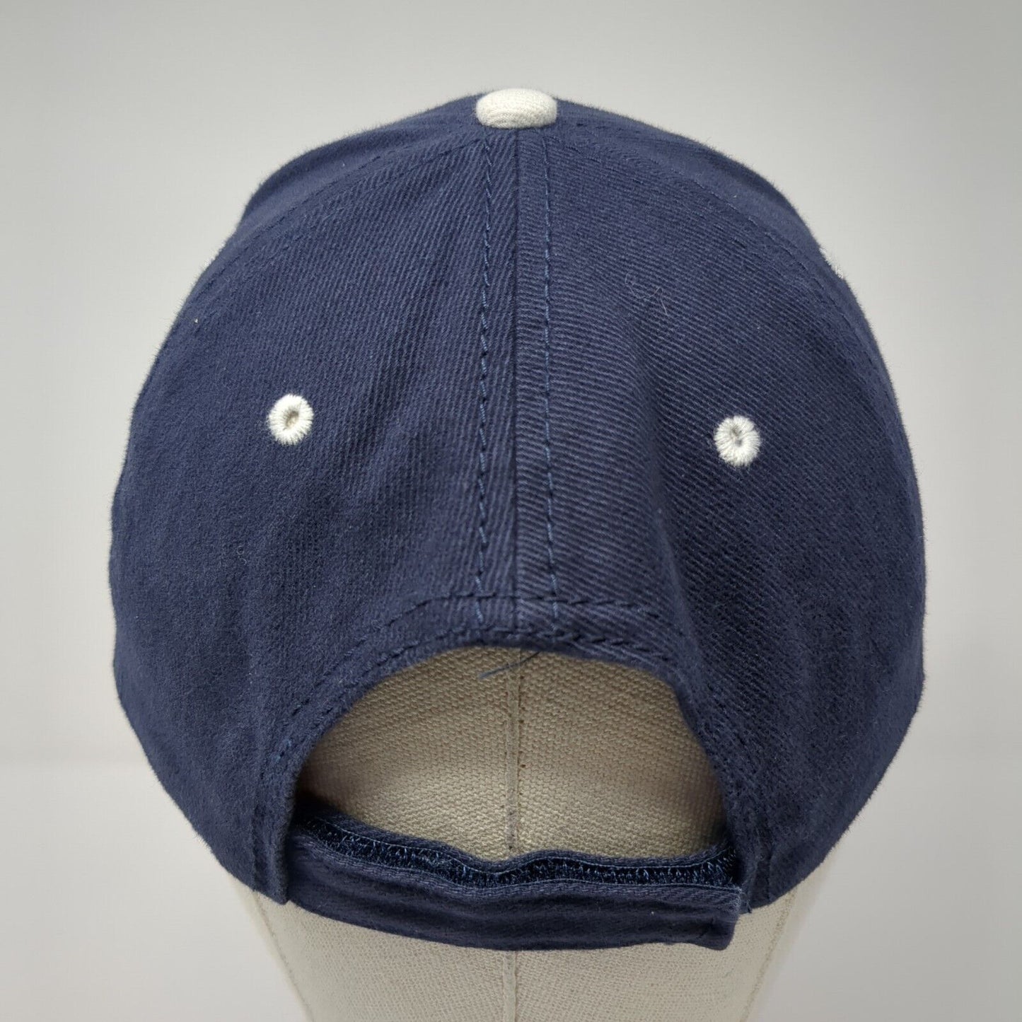 Andersen Hitches Strapback Hat Blue One Size Adjustable Embroidered Otto Cotton