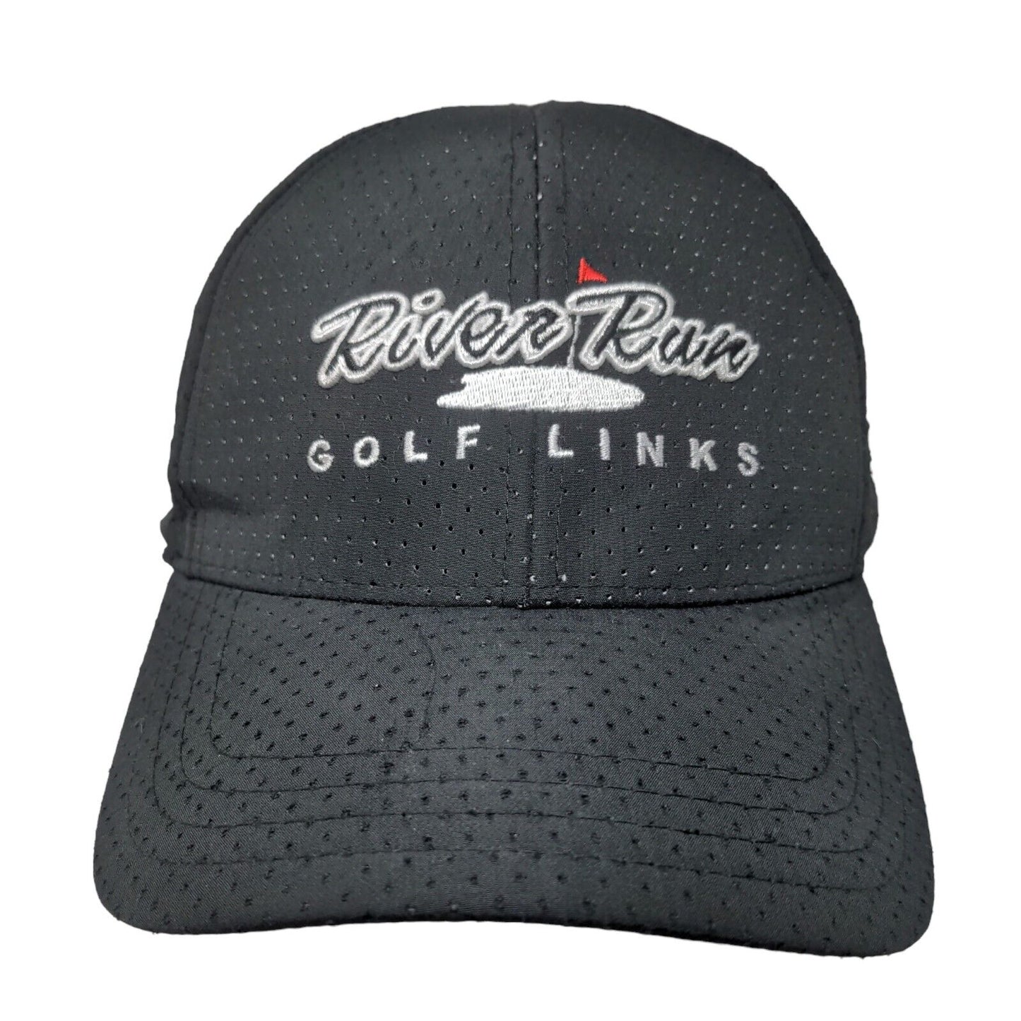River Run Golf Links Strapback Hat Black One Size City Of Bradenton