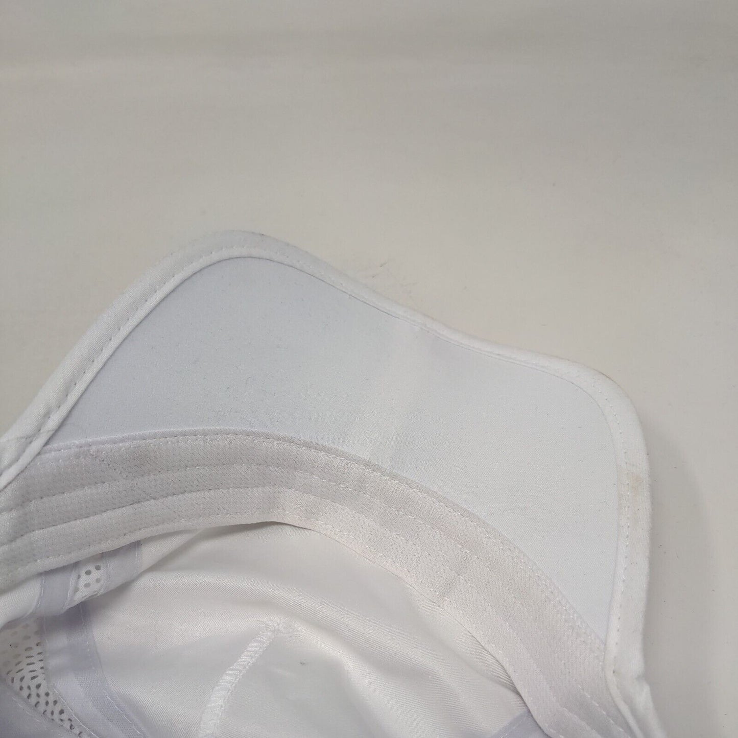 Reel Legends Strapback Hat White One Size Adjustable Breathable Mesh Polyester