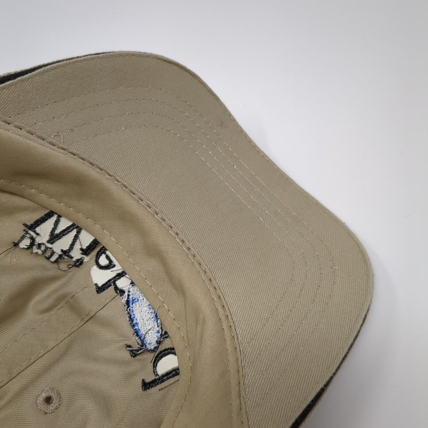 Dan Wiebold Ford Strapback Hat Tan OSFM Adjustable Embroidered Otto
