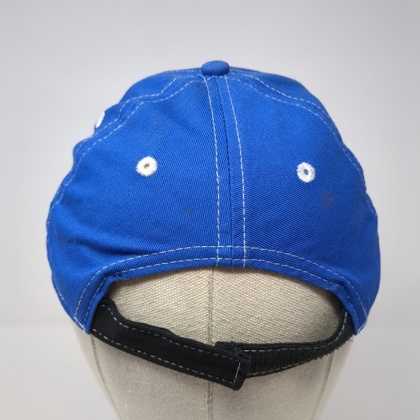 Just Rope It Strapback Hat Blue Youth One Size Adjustable Cowboy Hardware
