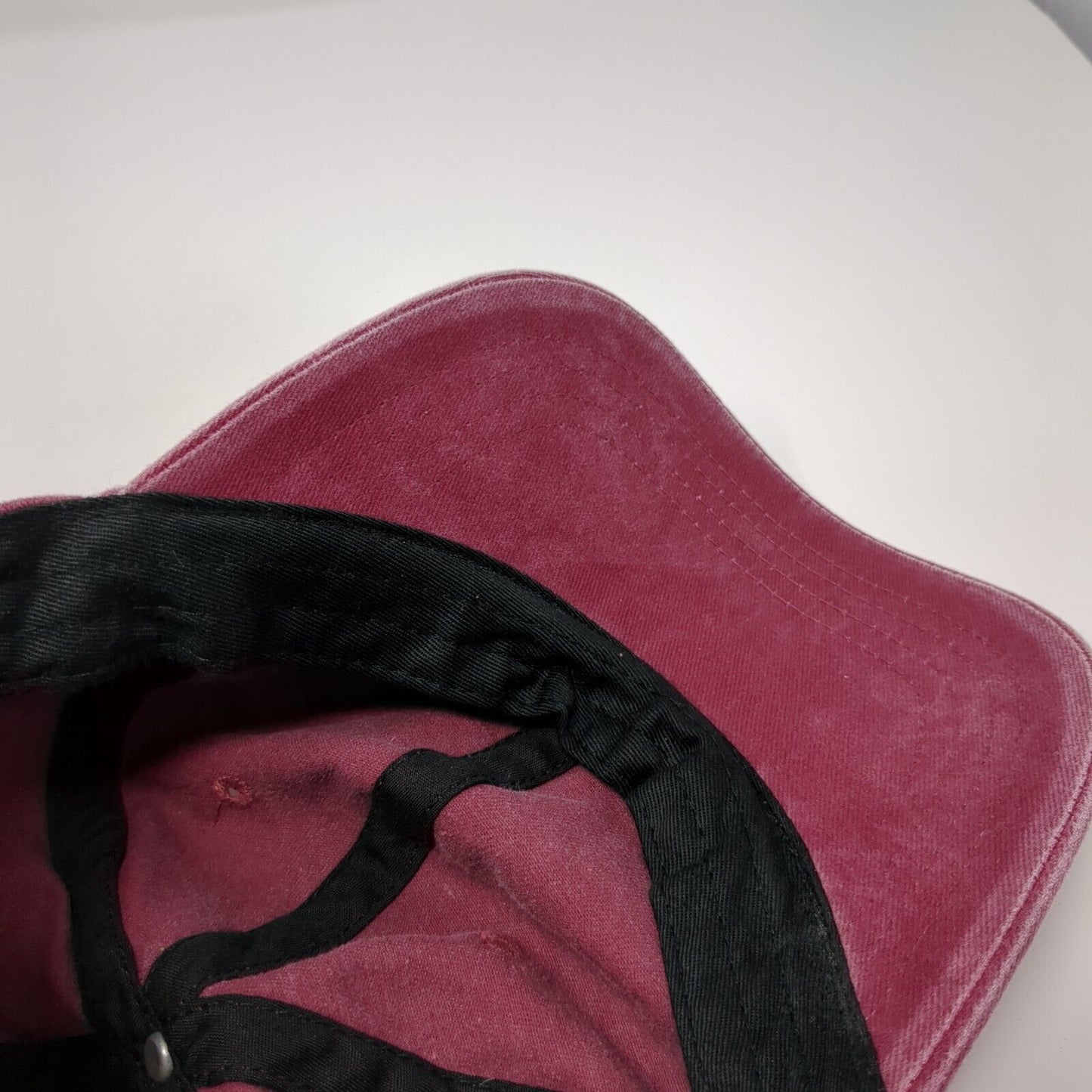 Unbranded Slideback Hat Red One Size Adjustable 6 Panel Blank Outdoor