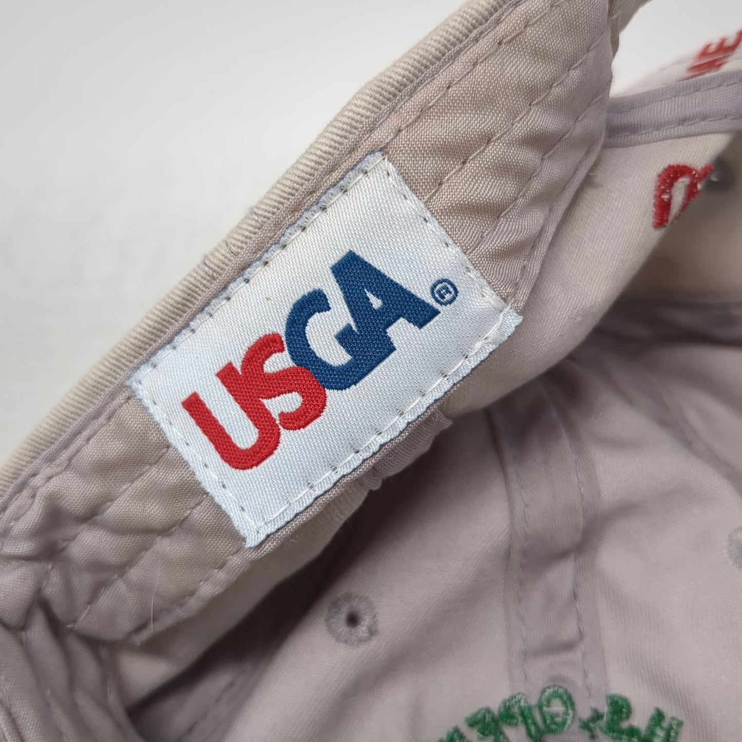 USGA Baseball Cap Gray One Size Slideback Oakmont 2016 US Open Member Golf Hat