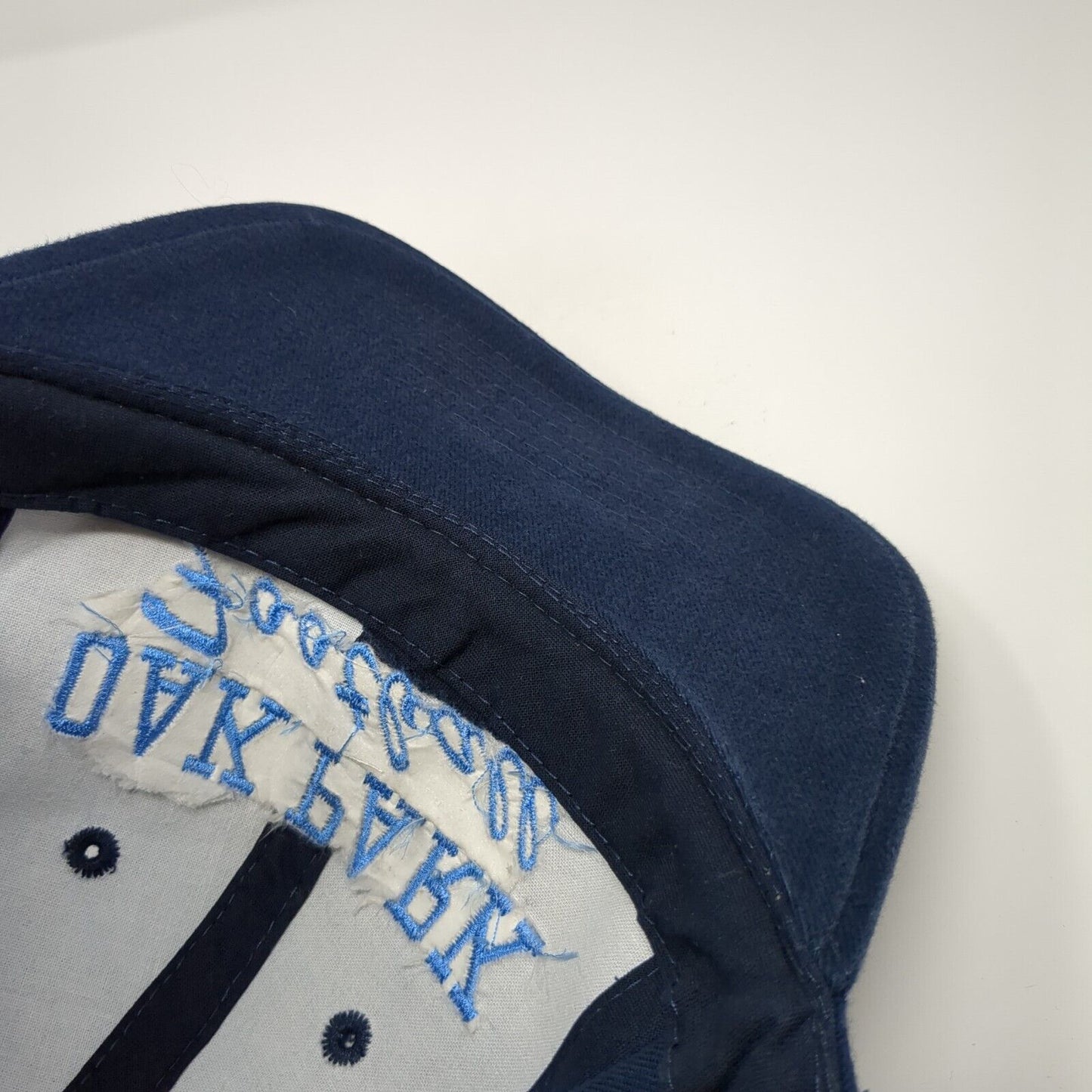 Oak Park Football Slideback Hat Blue One Size Adjustable Sportsman