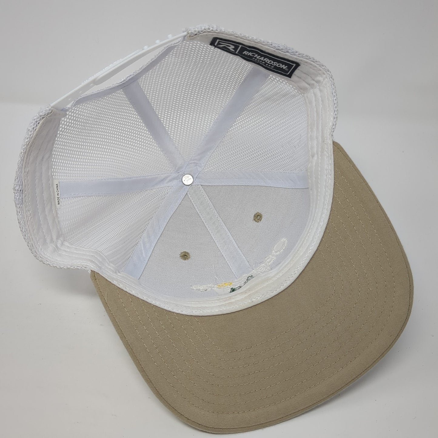 Obendorf Farms Snapback Trucker Hat Brown One Size Mesh Back Richardson
