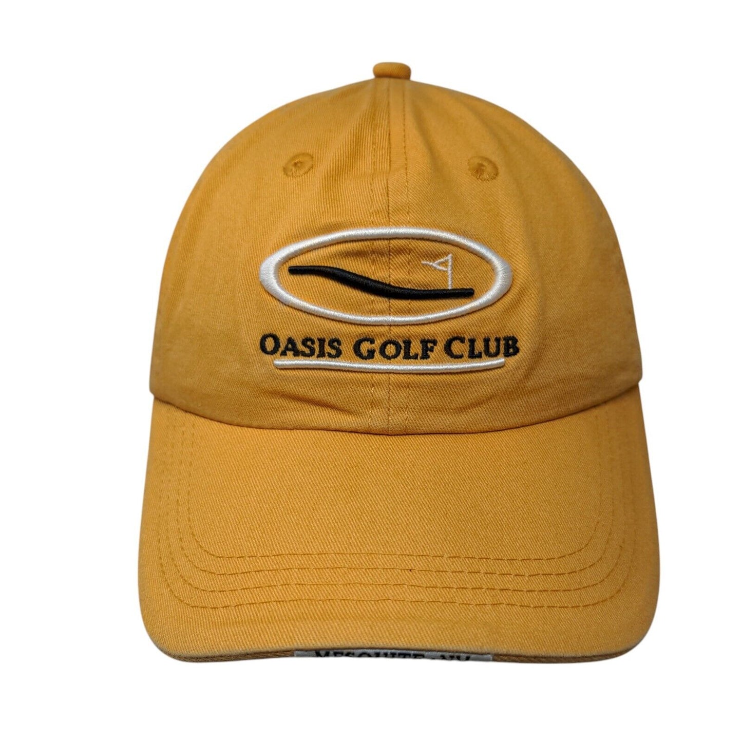 Oasis Golf Club Strapback Hat Tanish-Yellow One Size 6 Panel Imperial