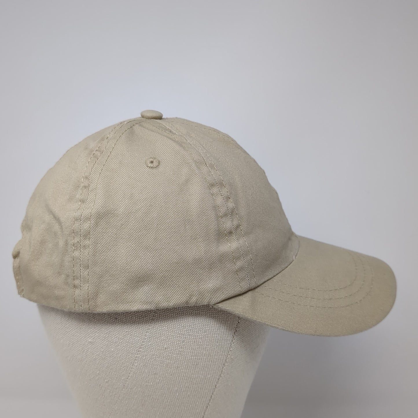 Unbranded Strapback Baseball Cap Brown One Size Adjustable 6 Panel Blank