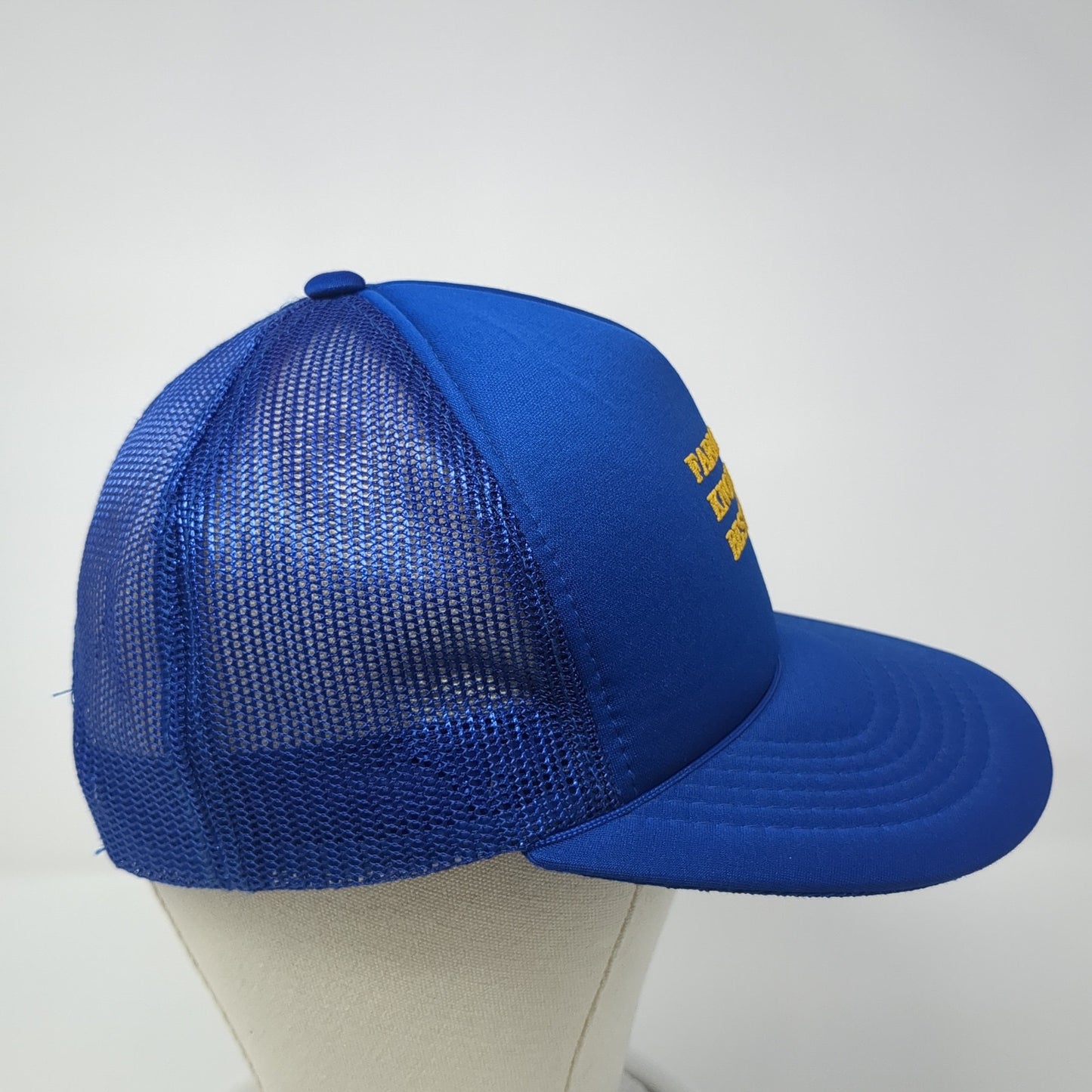 Farmers Know Best NAPA Snapback Rope Trucker Hat Blue One Size Mesh Back