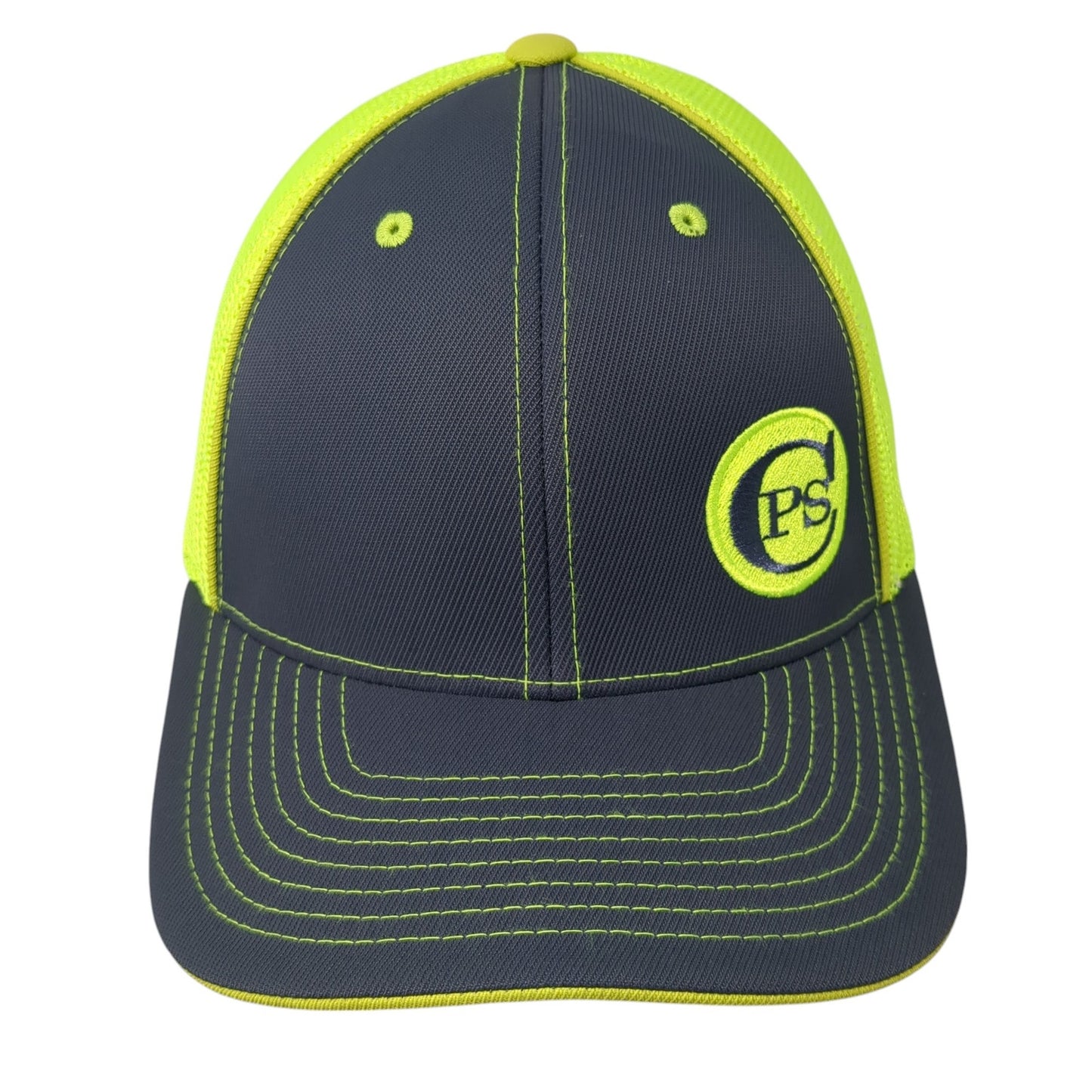 CPS DeKalb Fitted Mesh Back Trucker Hat Multi 7 3/8 Pacific Headwear