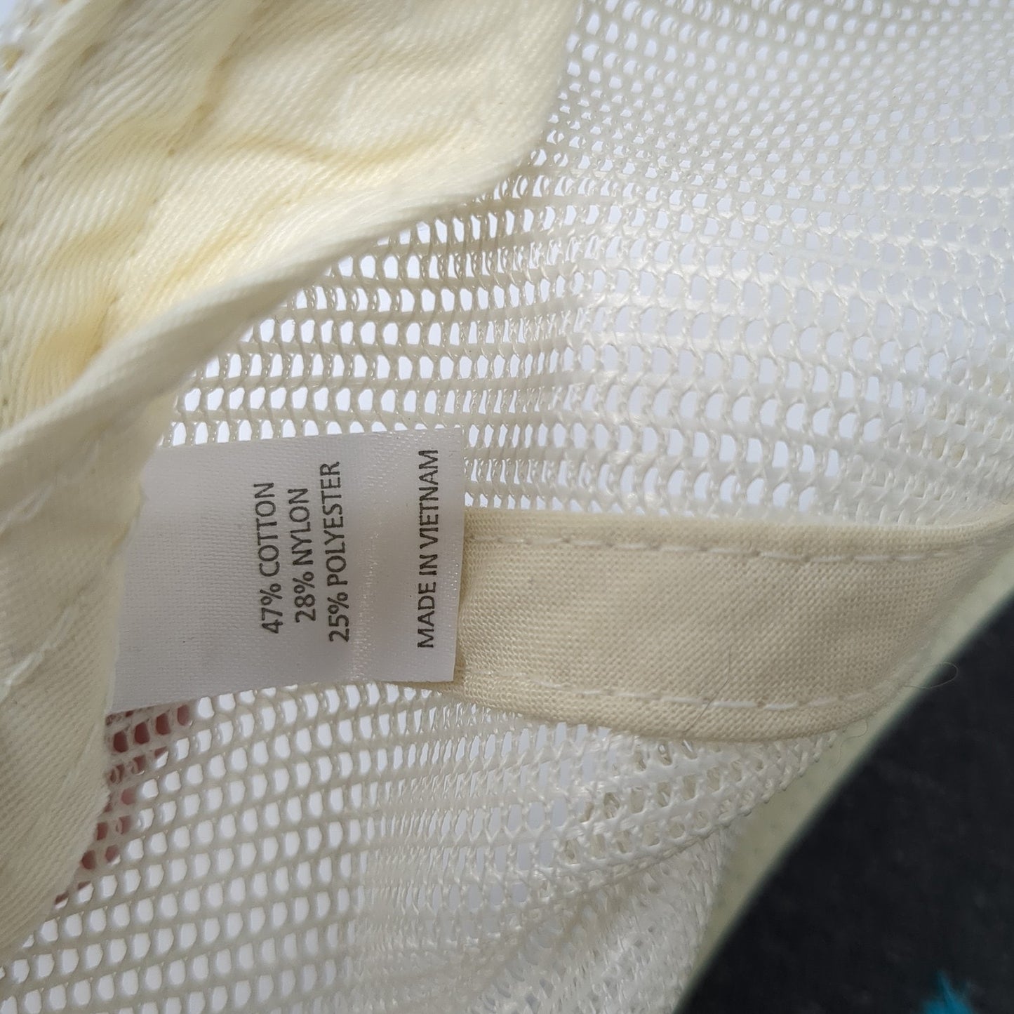 Bellingham Flag Patch Snapback Trucker Hat Blue One Size Mesh Back