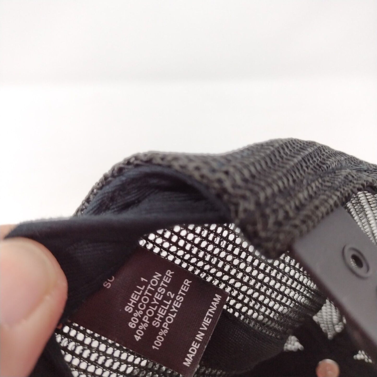 TacSol Snapback Trucker Hat Gray OSFA Mesh Back Colorblock Richardson