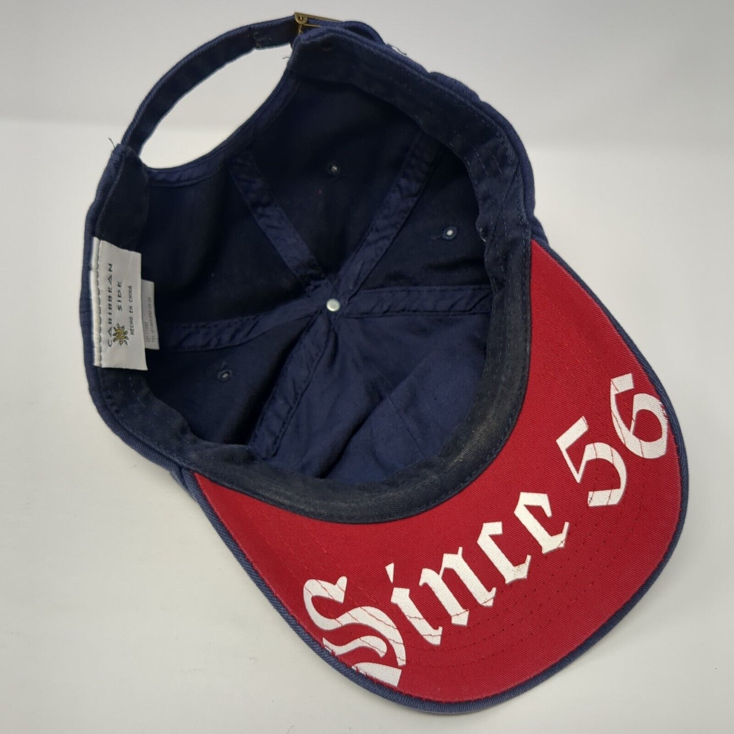Cozumel Mexico Since 56 Slideback Hat Blue One Size Caribbean Side