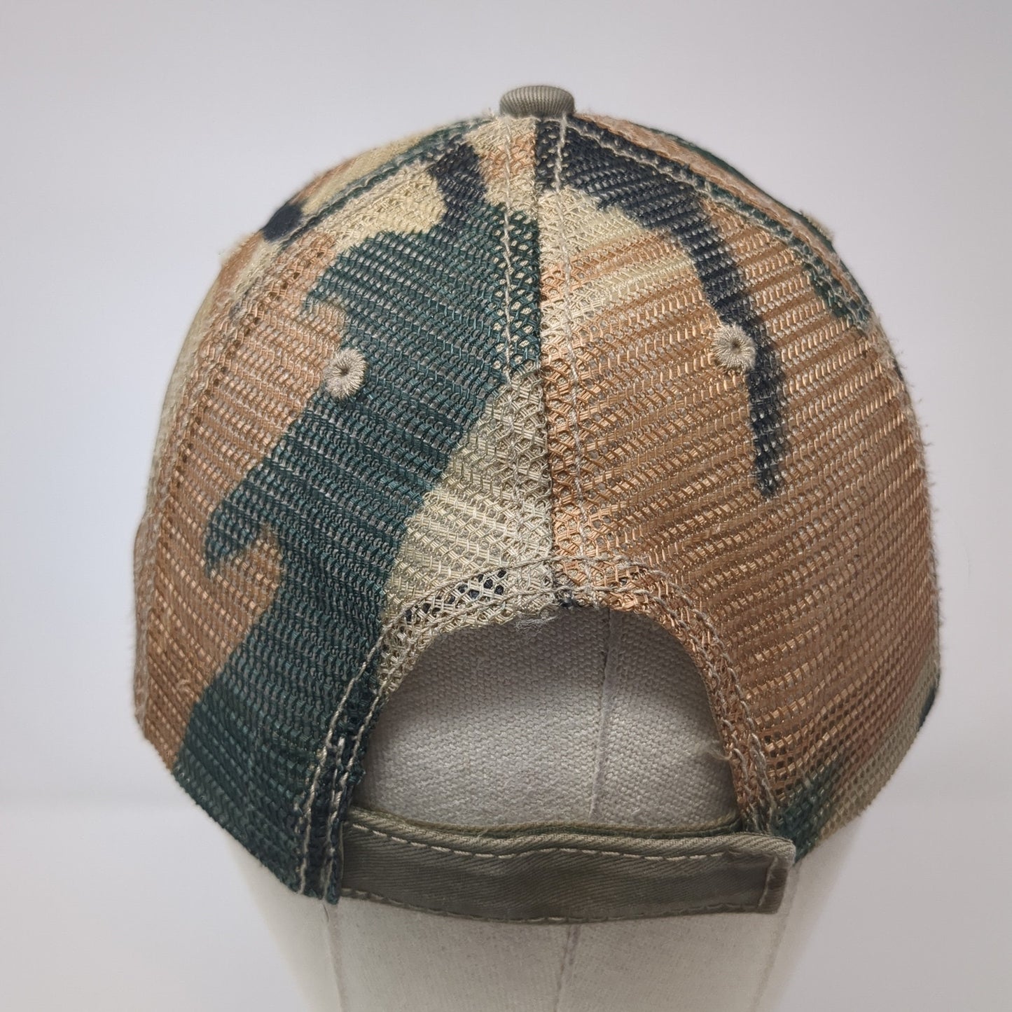 Tractor Supply Co Strapback Trucker Hat Multi One Size Mesh Back Camo