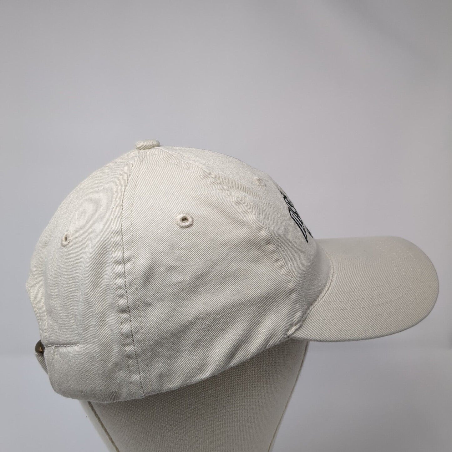 Ash Grove Slideback Hat Tan One Size Adjustable Embroidered Vent Holes