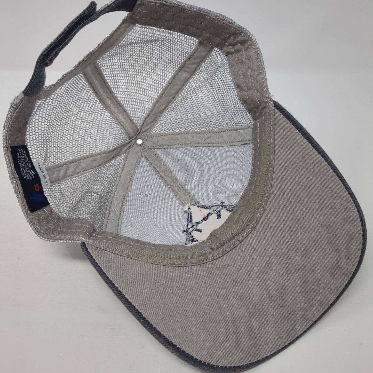 Apocalypse Trucker Hat Gray One Size Adjustable Embroidered Mesh Back Ha