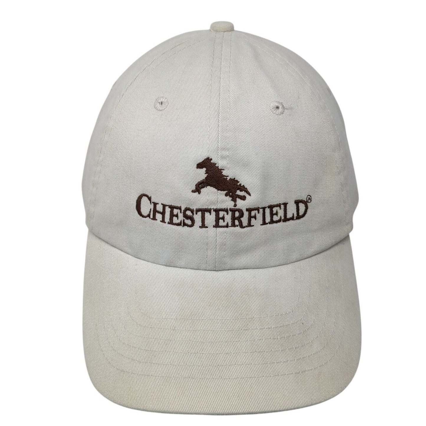 Chesterfield Slideback Hat Tan One Size Adjustable Embroidered KC Caps