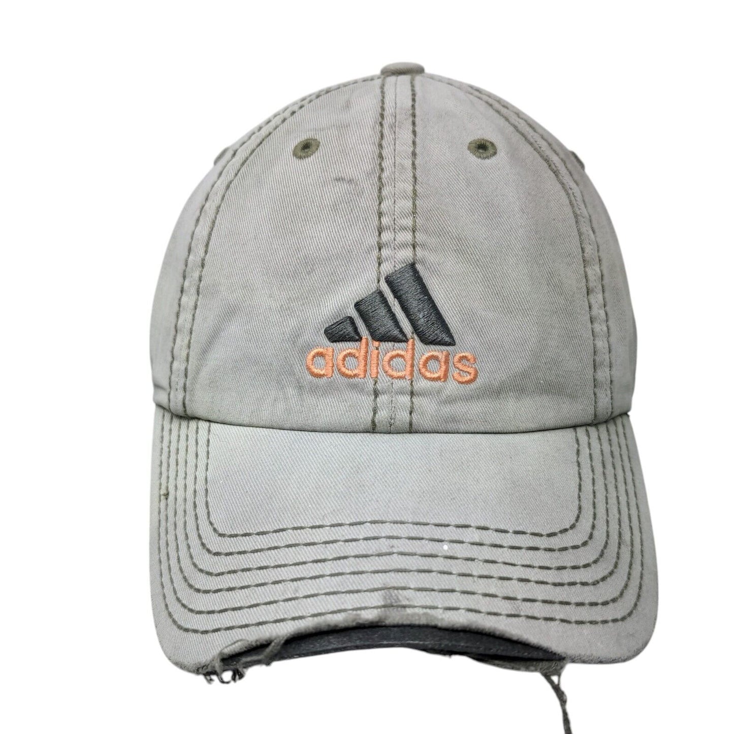 Adidas Slideback Hat Green OSFA Adjustable Embroidered 3 Stripes