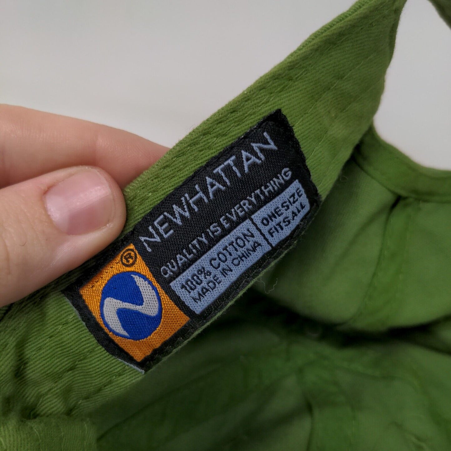 Vermont Green Mtns. Slideback Hat Green OSFA Embroidered Newhattan